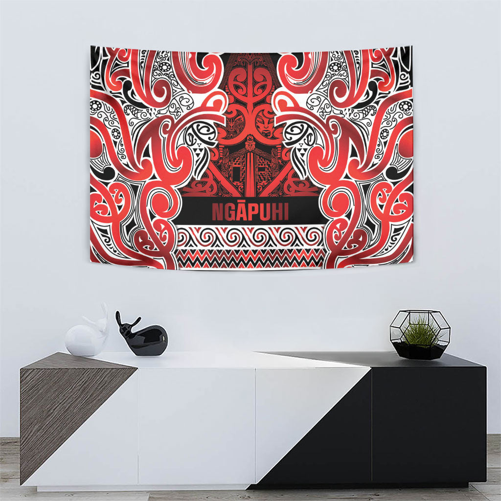 Aotearoa Iwi Ngapuhi Tapestry Maori Wharenui House Tribal Pattern LT9 - Polynesian Pride