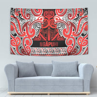 Aotearoa Iwi Ngapuhi Tapestry Maori Wharenui House Tribal Pattern LT9 - Polynesian Pride