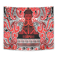Aotearoa Iwi Ngapuhi Tapestry Maori Wharenui House Tribal Pattern LT9 - Polynesian Pride