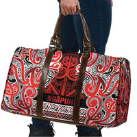 Aotearoa Iwi Ngapuhi Travel Bag Maori Wharenui House Tribal Pattern LT9 - Polynesian Pride