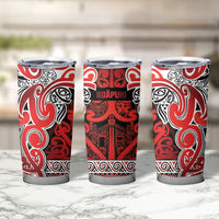 Aotearoa Iwi Ngapuhi Tumbler Cup Maori Wharenui House Tribal Pattern LT9 - Polynesian Pride