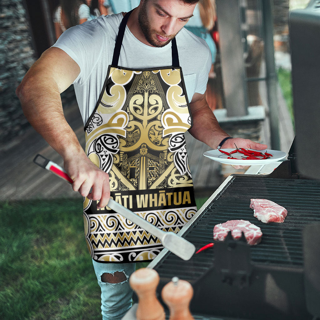 Aotearoa Iwi Ngati Whatua Apron Maori Wharenui House Tribal Pattern LT9 - Polynesian Pride