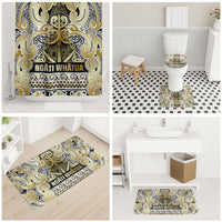 Aotearoa Iwi Ngati Whatua Bathroom Set Maori Wharenui House Tribal Pattern LT9 - Polynesian Pride