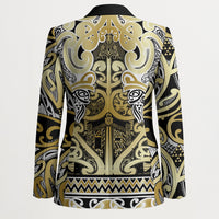 Aotearoa Iwi Ngati Whatua Blazer Maori Wharenui House Tribal Pattern LT9 - Polynesian Pride