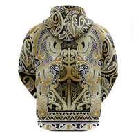 Aotearoa Iwi Ngati Whatua Hoodie Maori Wharenui House Tribal Pattern LT9 - Polynesian Pride