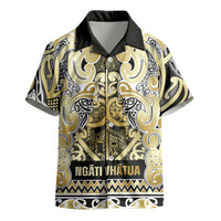 Aotearoa Iwi Ngati Whatua Kid Hawaiian Shirt Maori Wharenui House Tribal Pattern LT9 - Polynesian Pride