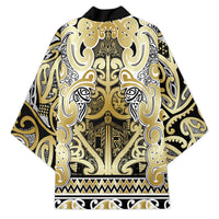 Aotearoa Iwi Ngati Whatua Kimono Maori Wharenui House Tribal Pattern LT9 - Polynesian Pride