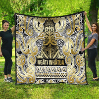 Aotearoa Iwi Ngati Whatua Quilt Maori Wharenui House Tribal Pattern LT9 - Polynesian Pride