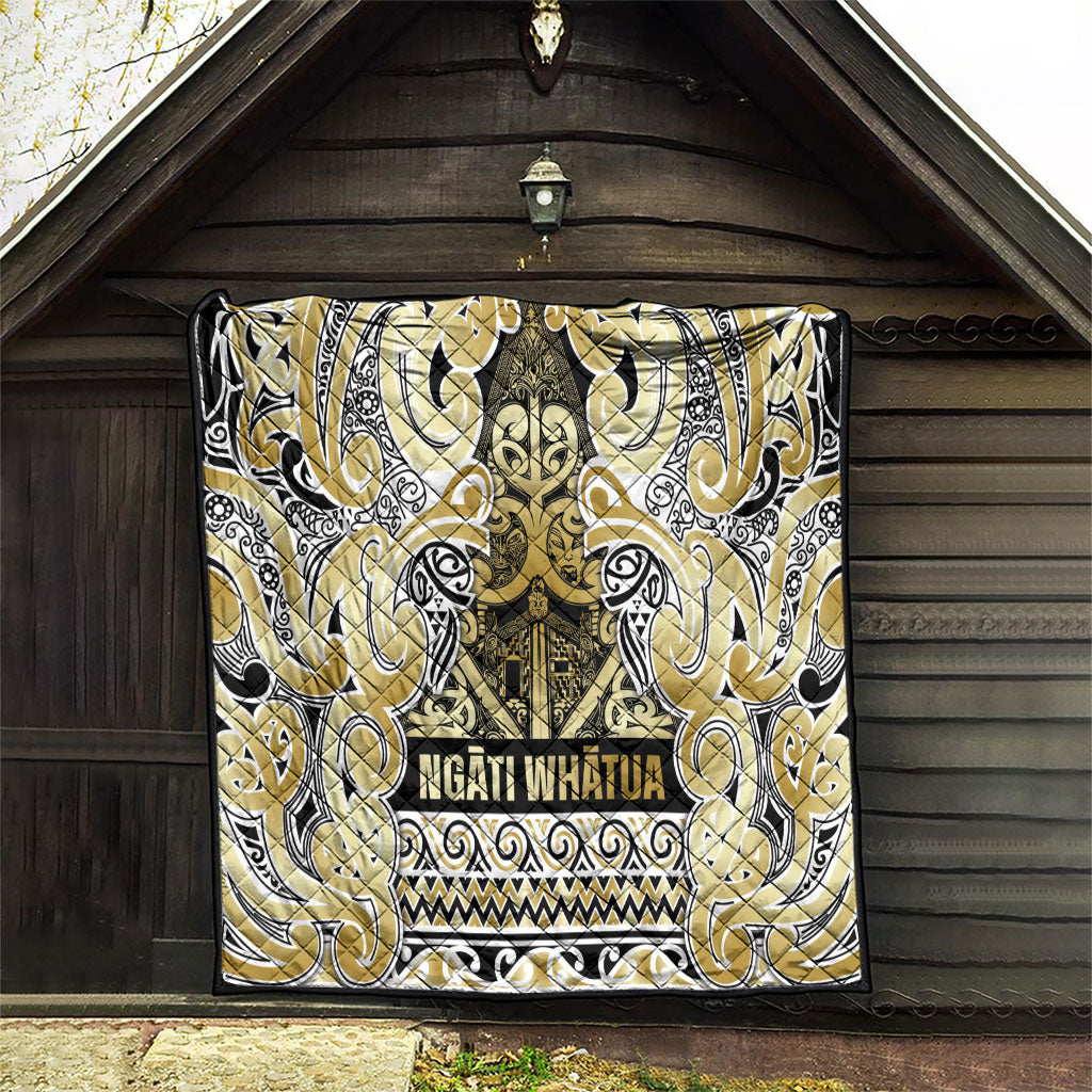 Aotearoa Iwi Ngati Whatua Quilt Maori Wharenui House Tribal Pattern LT9 - Polynesian Pride