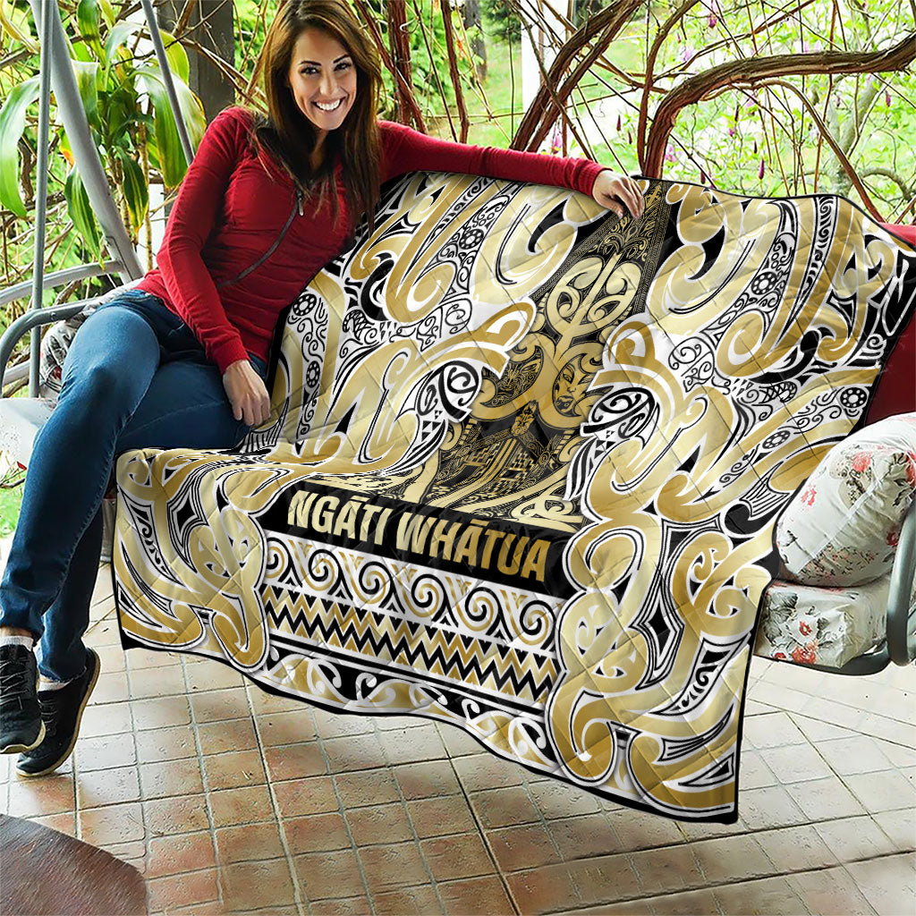 Aotearoa Iwi Ngati Whatua Quilt Maori Wharenui House Tribal Pattern LT9 - Polynesian Pride