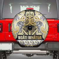 Aotearoa Iwi Ngati Whatua Spare Tire Cover Maori Wharenui House Tribal Pattern LT9 - Polynesian Pride