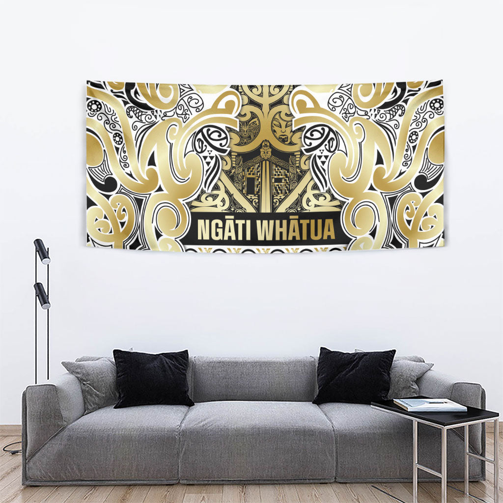 Aotearoa Iwi Ngati Whatua Tapestry Maori Wharenui House Tribal Pattern LT9 - Polynesian Pride