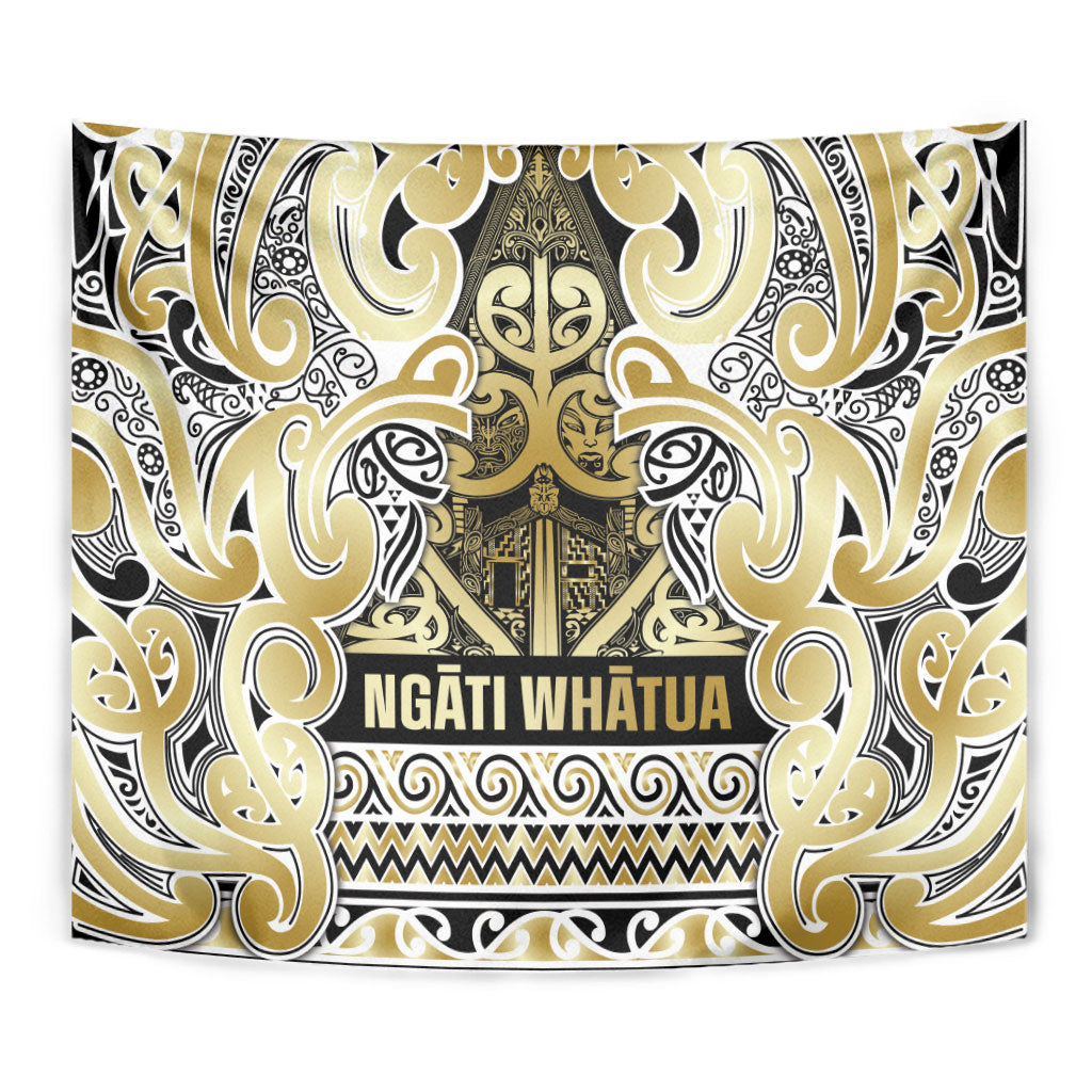 Aotearoa Iwi Ngati Whatua Tapestry Maori Wharenui House Tribal Pattern LT9 - Polynesian Pride