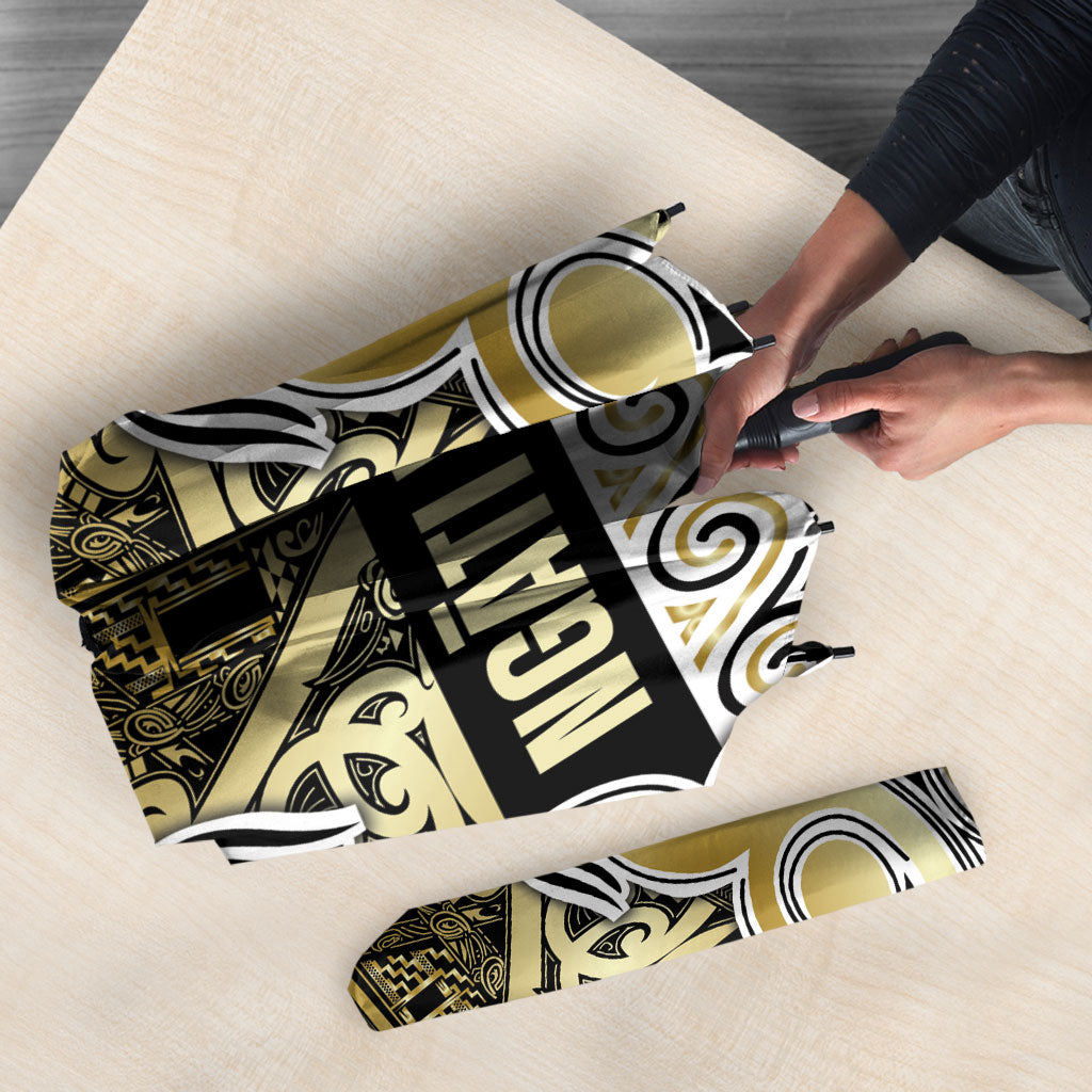 Aotearoa Iwi Ngati Whatua Umbrella Maori Wharenui House Tribal Pattern LT9 - Polynesian Pride