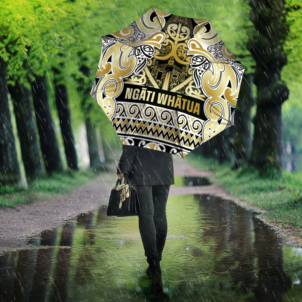Aotearoa Iwi Ngati Whatua Umbrella Maori Wharenui House Tribal Pattern LT9 - Polynesian Pride
