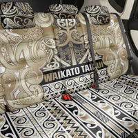 Aotearoa Iwi Waikato Tainui Back Car Seat Cover Maori Wharenui House Tribal Pattern LT9 - Polynesian Pride