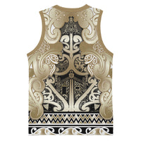 Aotearoa Iwi Waikato Tainui Basketball Jersey Maori Wharenui House Tribal Pattern LT9 - Polynesian Pride