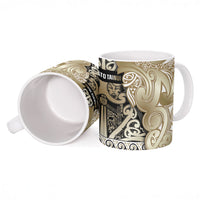 Aotearoa Iwi Waikato Tainui Ceramic Mug Maori Wharenui House Tribal Pattern LT9 - Polynesian Pride