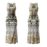 Aotearoa Iwi Waikato Tainui Couples Matching Tank Maxi Dress and Hawaiian Shirt Maori Wharenui House Tribal Pattern LT9 - Polynesian Pride