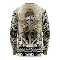 Aotearoa Iwi Waikato Tainui Long Sleeve Shirt Maori Wharenui House Tribal Pattern LT9 - Polynesian Pride