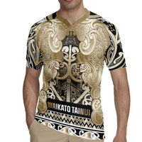 Aotearoa Iwi Waikato Tainui Rugby Jersey Maori Wharenui House Tribal Pattern LT9 - Polynesian Pride