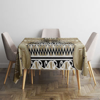 Aotearoa Iwi Waikato Tainui Tablecloth Maori Wharenui House Tribal Pattern LT9 - Polynesian Pride