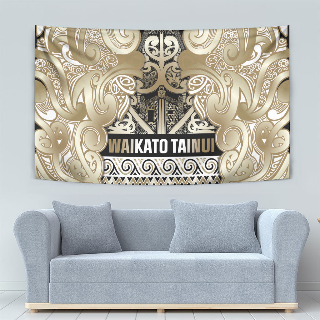 Aotearoa Iwi Waikato Tainui Tapestry Maori Wharenui House Tribal Pattern LT9 - Polynesian Pride