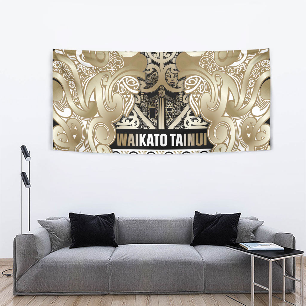 Aotearoa Iwi Waikato Tainui Tapestry Maori Wharenui House Tribal Pattern LT9 - Polynesian Pride
