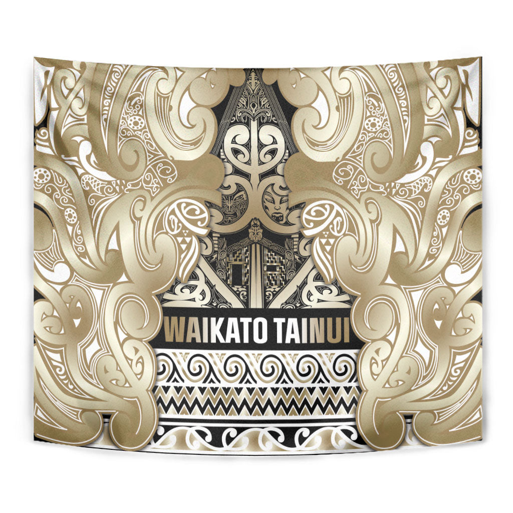 Aotearoa Iwi Waikato Tainui Tapestry Maori Wharenui House Tribal Pattern LT9 - Polynesian Pride
