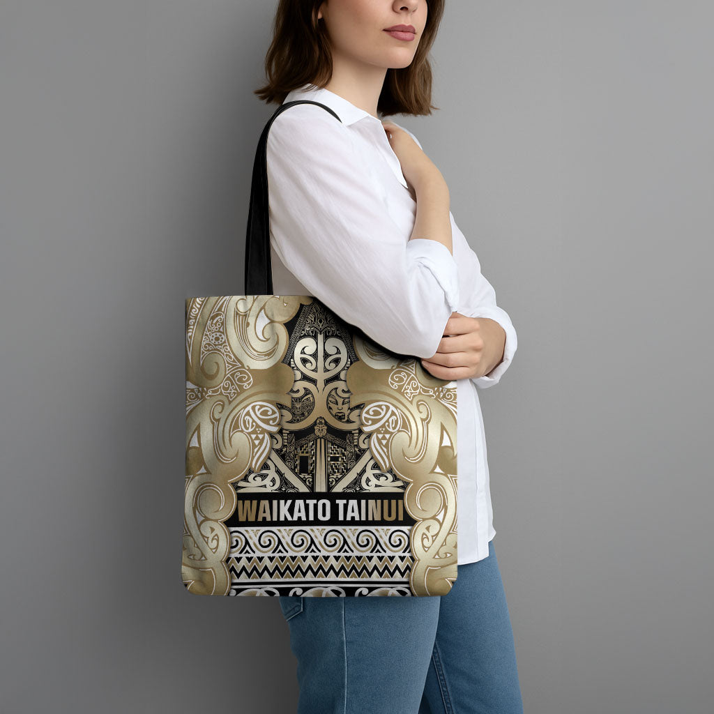 Aotearoa Iwi Waikato Tainui Tote Bag Maori Wharenui House Tribal Pattern LT9 - Polynesian Pride