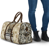 Aotearoa Iwi Waikato Tainui Travel Bag Maori Wharenui House Tribal Pattern LT9 - Polynesian Pride