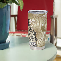 Aotearoa Iwi Waikato Tainui Tumbler Cup Maori Wharenui House Tribal Pattern LT9 - Polynesian Pride