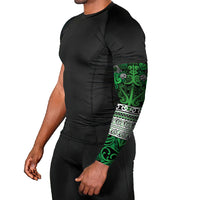 Aotearoa Iwi Ngati Maniapoto Arm Sleeves Maori Wharenui House Tribal Pattern LT9 - Polynesian Pride