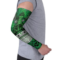 Aotearoa Iwi Ngati Maniapoto Arm Sleeves Maori Wharenui House Tribal Pattern LT9 - Polynesian Pride