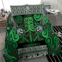 Aotearoa Iwi Ngati Maniapoto Bedding Set Maori Wharenui House Tribal Pattern LT9 - Polynesian Pride