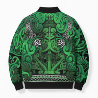 Aotearoa Iwi Ngati Maniapoto Bomber Puffer Jacket Maori Wharenui House Tribal Pattern LT9 - Polynesian Pride