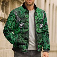 Aotearoa Iwi Ngati Maniapoto Bomber Puffer Jacket Maori Wharenui House Tribal Pattern LT9 - Polynesian Pride