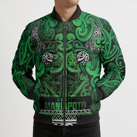 Aotearoa Iwi Ngati Maniapoto Bomber Puffer Jacket Maori Wharenui House Tribal Pattern LT9 - Polynesian Pride