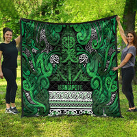 Aotearoa Iwi Ngati Maniapoto Quilt Maori Wharenui House Tribal Pattern LT9 - Polynesian Pride