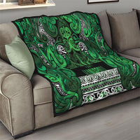 Aotearoa Iwi Ngati Maniapoto Quilt Maori Wharenui House Tribal Pattern LT9 - Polynesian Pride