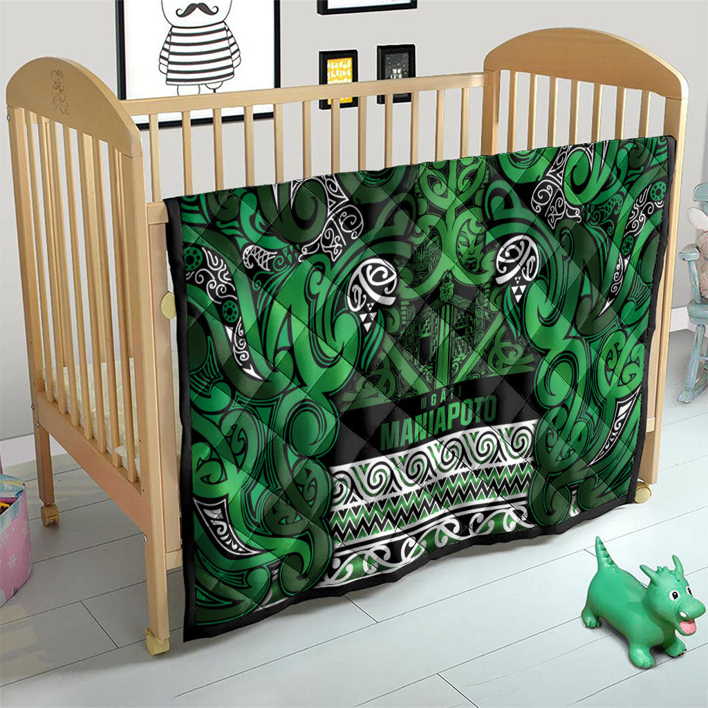 Aotearoa Iwi Ngati Maniapoto Quilt Maori Wharenui House Tribal Pattern LT9 - Polynesian Pride