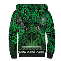 Aotearoa Iwi Ngati Maniapoto Sherpa Hoodie Maori Wharenui House Tribal Pattern LT9 - Polynesian Pride