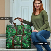 Aotearoa Iwi Ngati Maniapoto Travel Bag Maori Wharenui House Tribal Pattern LT9 - Polynesian Pride