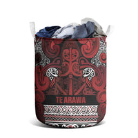 Aotearoa Iwi Te Arawa Laundry Basket Maori Wharenui House Tribal Pattern LT9 - Polynesian Pride