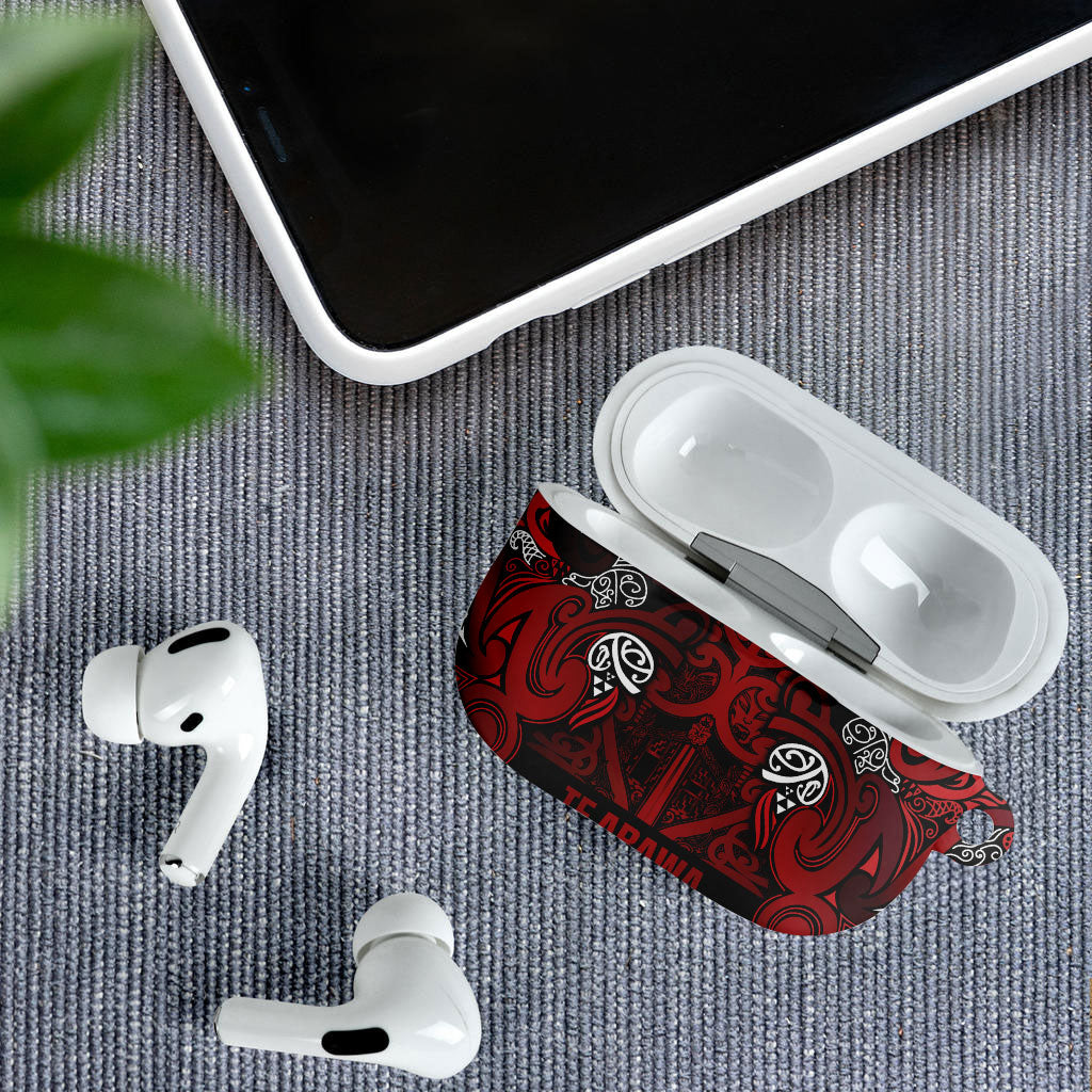Aotearoa Iwi Te Arawa AirPods Case Maori Wharenui House Tribal Pattern LT9 - Polynesian Pride