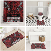 Aotearoa Iwi Te Arawa Bathroom Set Maori Wharenui House Tribal Pattern LT9 - Polynesian Pride