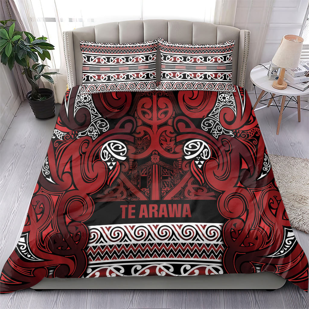 Aotearoa Iwi Te Arawa Bedding Set Maori Wharenui House Tribal Pattern LT9 - Polynesian Pride