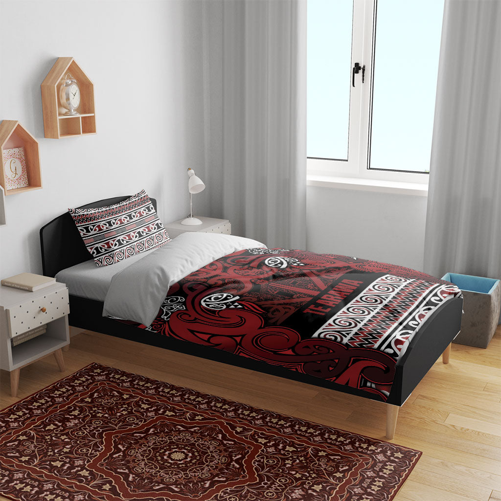 Aotearoa Iwi Te Arawa Bedding Set Maori Wharenui House Tribal Pattern LT9 - Polynesian Pride