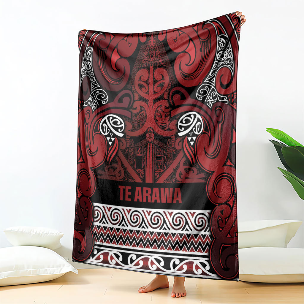 Aotearoa Iwi Te Arawa Blanket Maori Wharenui House Tribal Pattern LT9 - Polynesian Pride