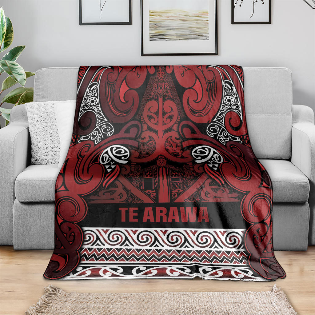 Aotearoa Iwi Te Arawa Blanket Maori Wharenui House Tribal Pattern LT9 - Polynesian Pride